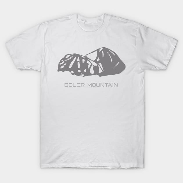 Boler Mountain Resort 3D T-Shirt by Mapsynergy